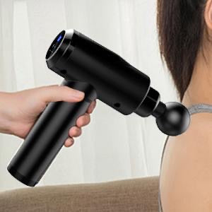 Massage Gun Deep Tissue Percussion Muscle Massager for Athletes, Handheld Body Back Muscle Massager with 10 Massage Heads and LCD Touch Screen